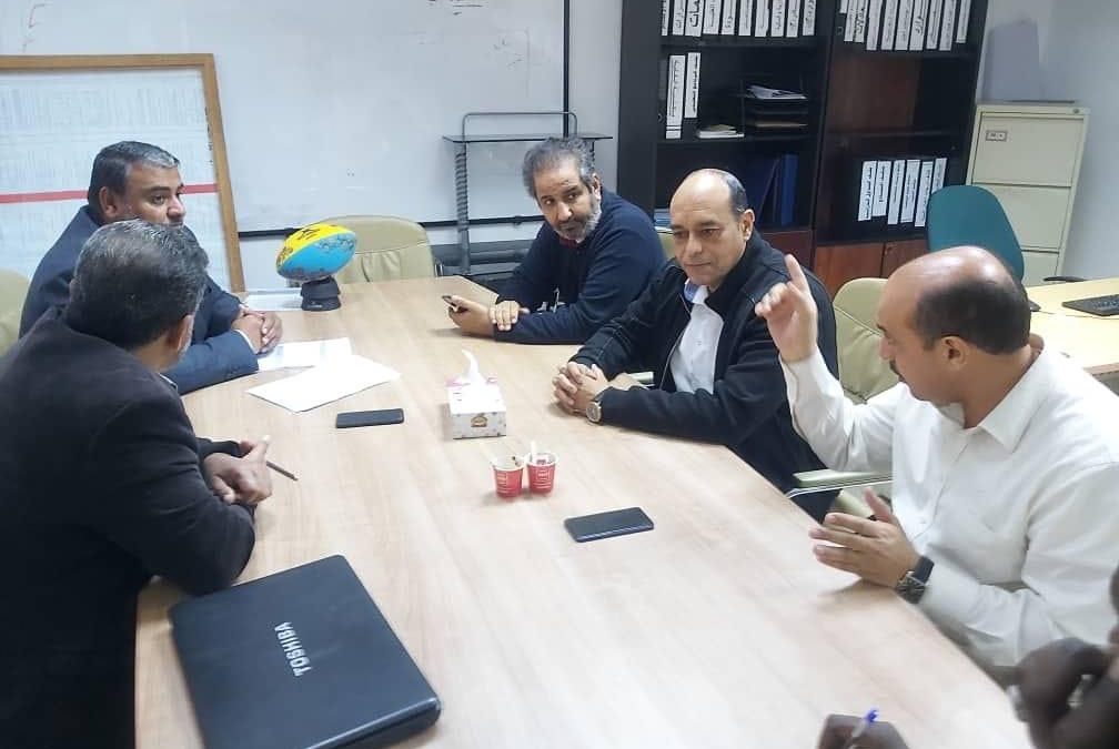 ” جلسة عمل لجنة كلية التربية البدنية لمناقشة اللائحة الداخلية والأمور التنظيمية”