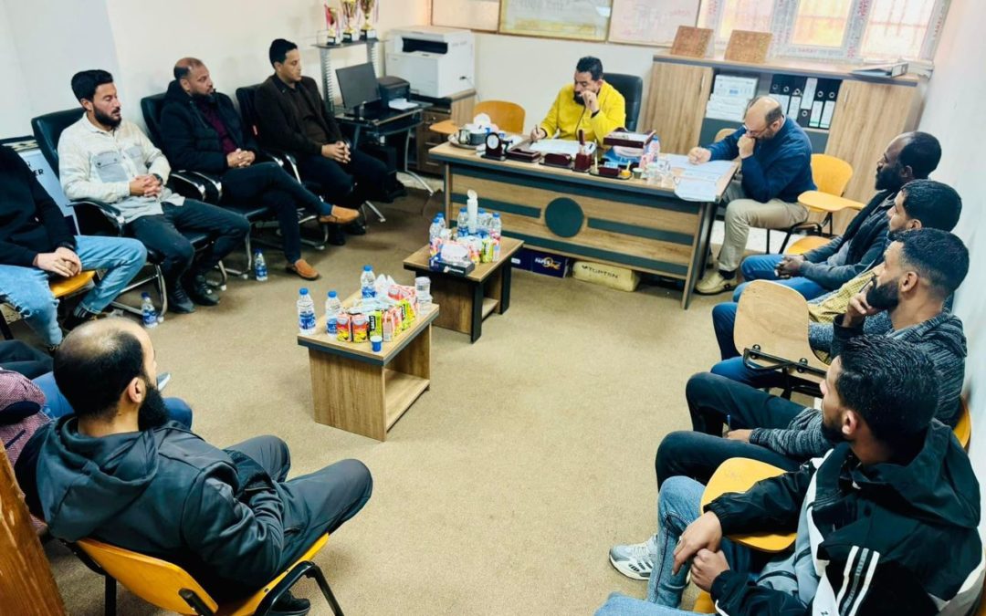 مجلس قسم التدريب الرياضي وعلوم الحركة يجتمع في المدينة الرياضية