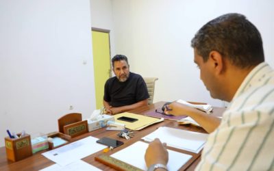 وكيل الشؤون الطلابية وإدارة النشاط يعقدان اجتماعًا لبحث الأنشطة الرياضية بجامعة بنغازي