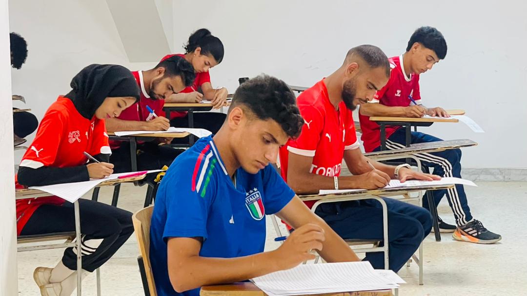 انطلاق الامتحانات النهائية بكلية التربية البدنية وعلوم الرياضة