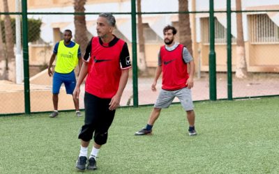 منتخب جامعة بنغازي للخماسي يخوض مباراة ودية استعداداً لبطولة الجامعات