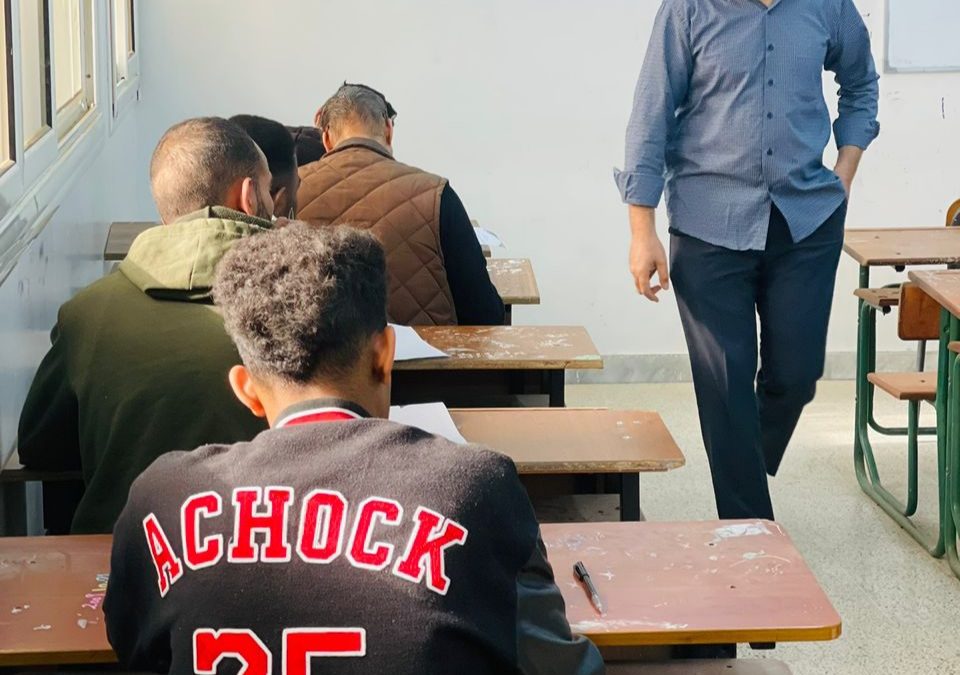 انطلاق الامتحانات النهائية لفصل الخريف بكلية التربية البدنية وعلوم الرياضة – جامعة بنغازي